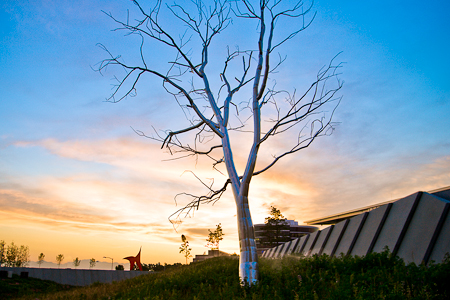 Olympic Sculpture Park, Split by Roxy Paine