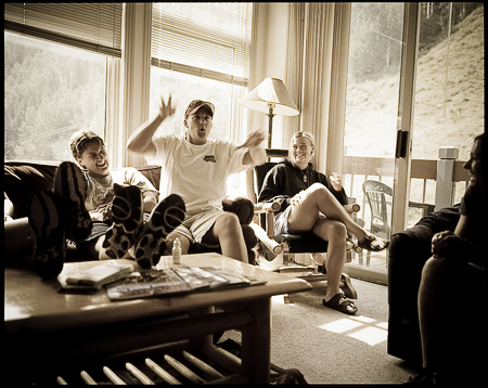 Jamie telling a story